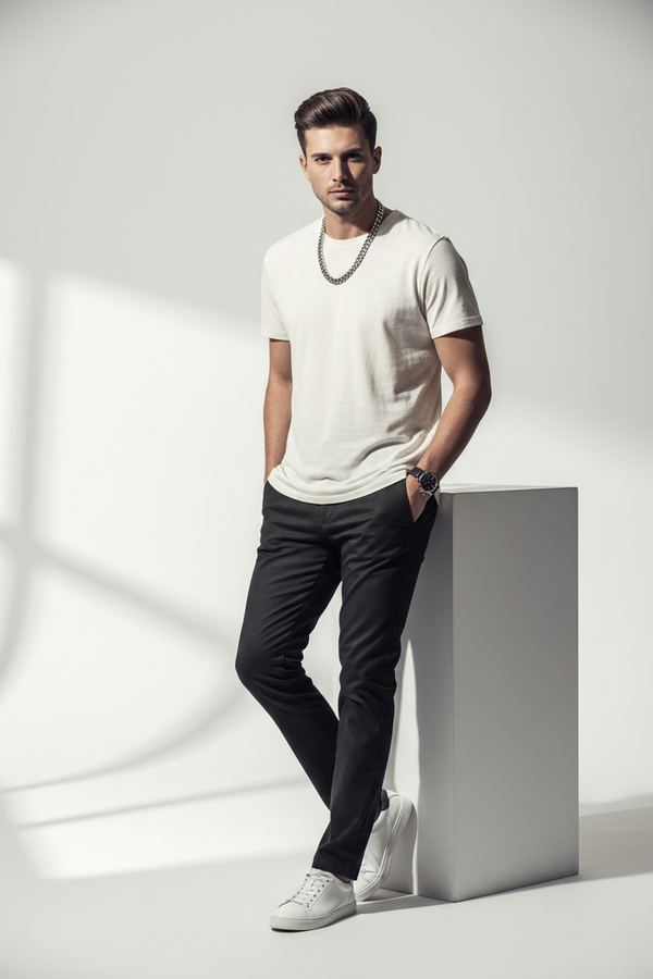Man with t-shirt