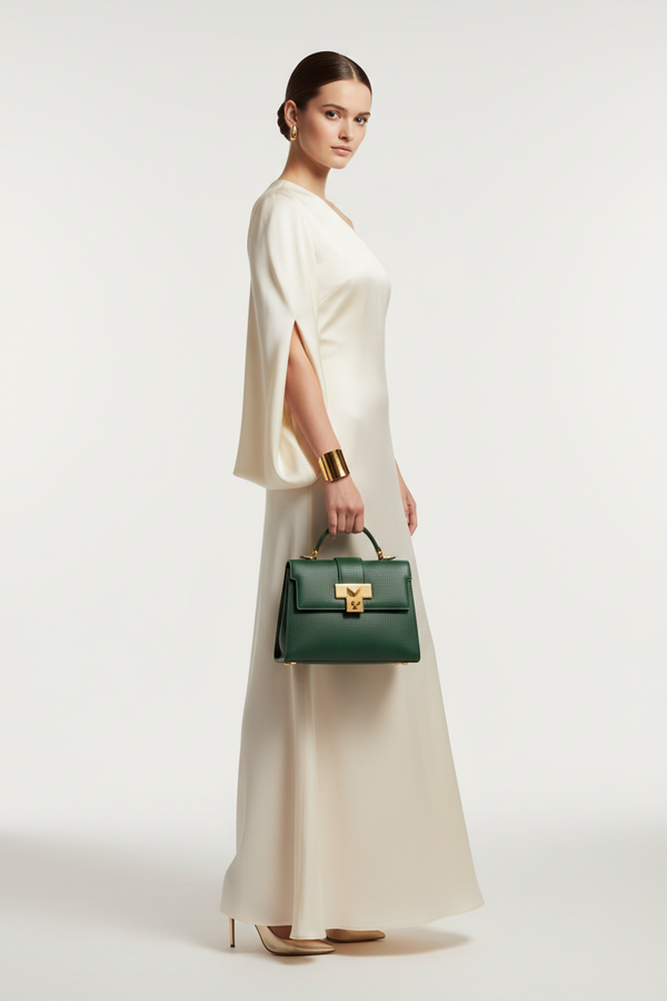 Woman with attractive bag